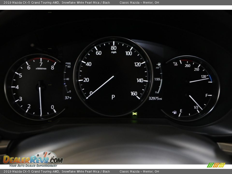 2019 Mazda CX-5 Grand Touring AWD Snowflake White Pearl Mica / Black Photo #8