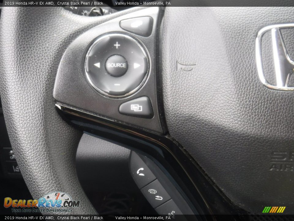 2019 Honda HR-V EX AWD Crystal Black Pearl / Black Photo #24