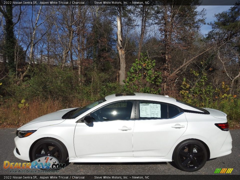 2022 Nissan Sentra SR Aspen White Tricoat / Charcoal Photo #1