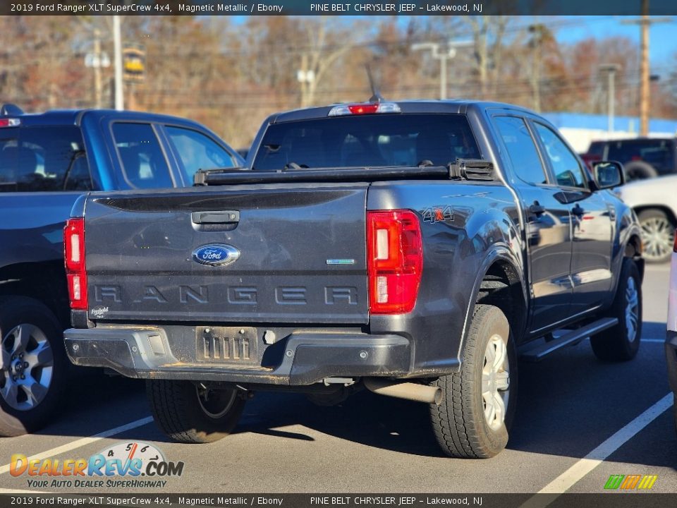 2019 Ford Ranger XLT SuperCrew 4x4 Magnetic Metallic / Ebony Photo #6