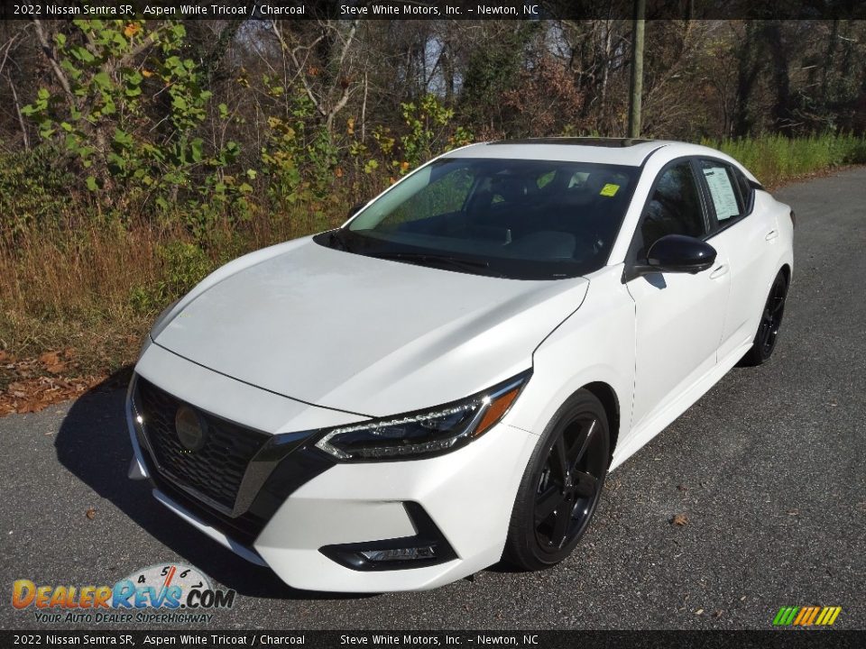 2022 Nissan Sentra SR Aspen White Tricoat / Charcoal Photo #3