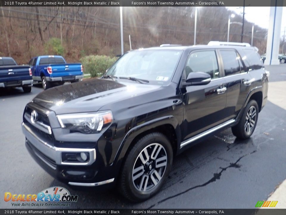 2018 Toyota 4Runner Limited 4x4 Midnight Black Metallic / Black Photo #7