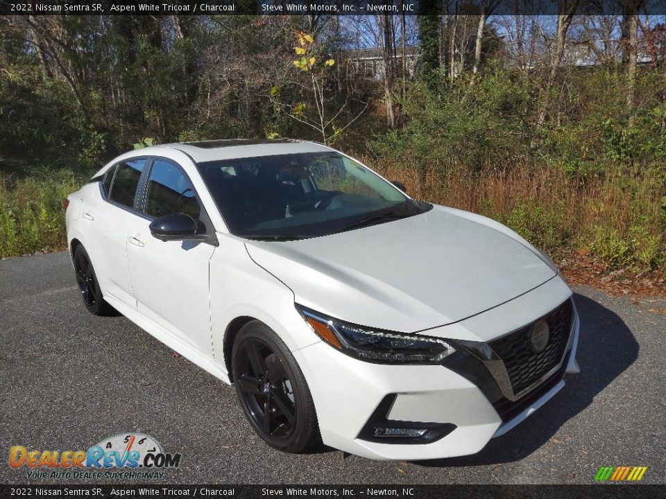 2022 Nissan Sentra SR Aspen White Tricoat / Charcoal Photo #5