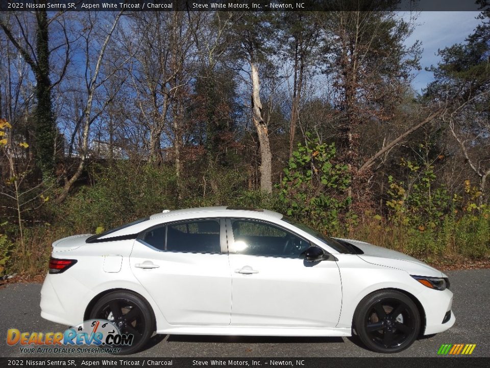 2022 Nissan Sentra SR Aspen White Tricoat / Charcoal Photo #6