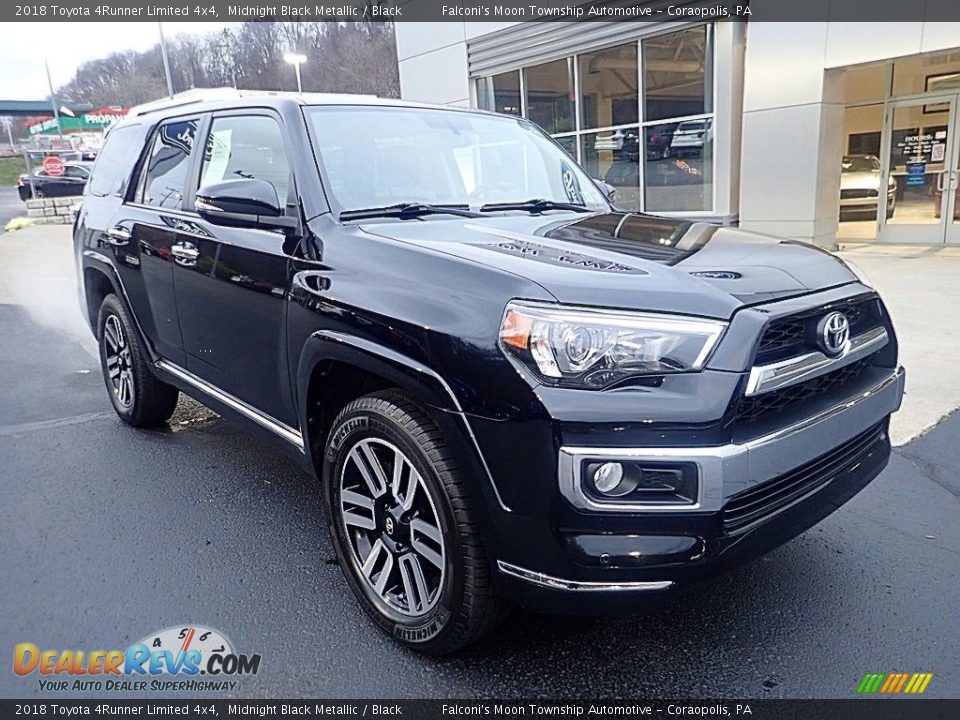 2018 Toyota 4Runner Limited 4x4 Midnight Black Metallic / Black Photo #9