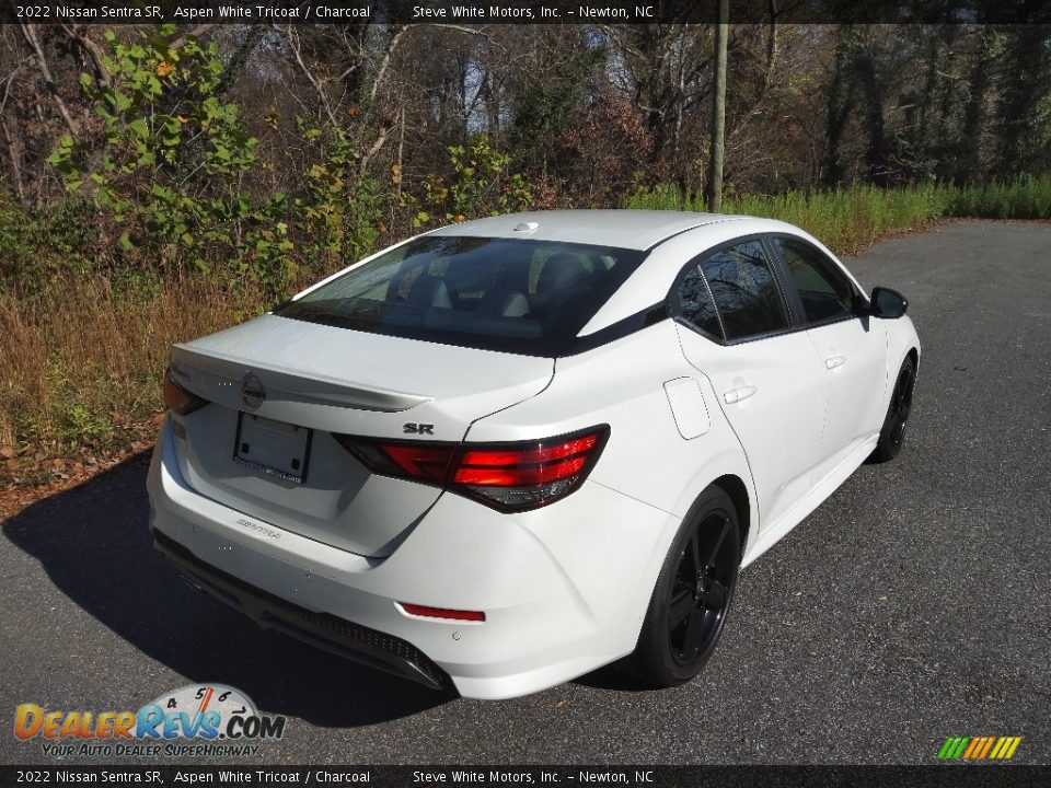 2022 Nissan Sentra SR Aspen White Tricoat / Charcoal Photo #7