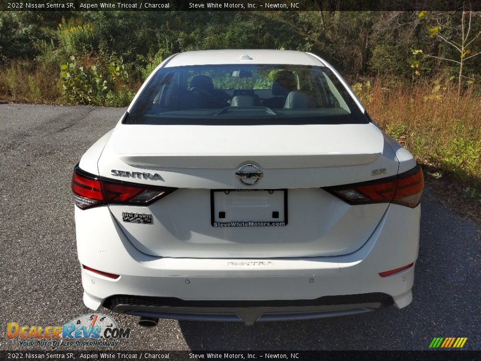 2022 Nissan Sentra SR Aspen White Tricoat / Charcoal Photo #8