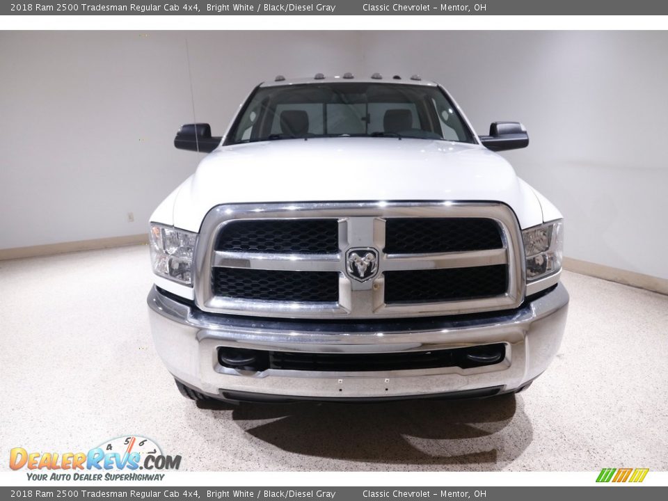 2018 Ram 2500 Tradesman Regular Cab 4x4 Bright White / Black/Diesel Gray Photo #2