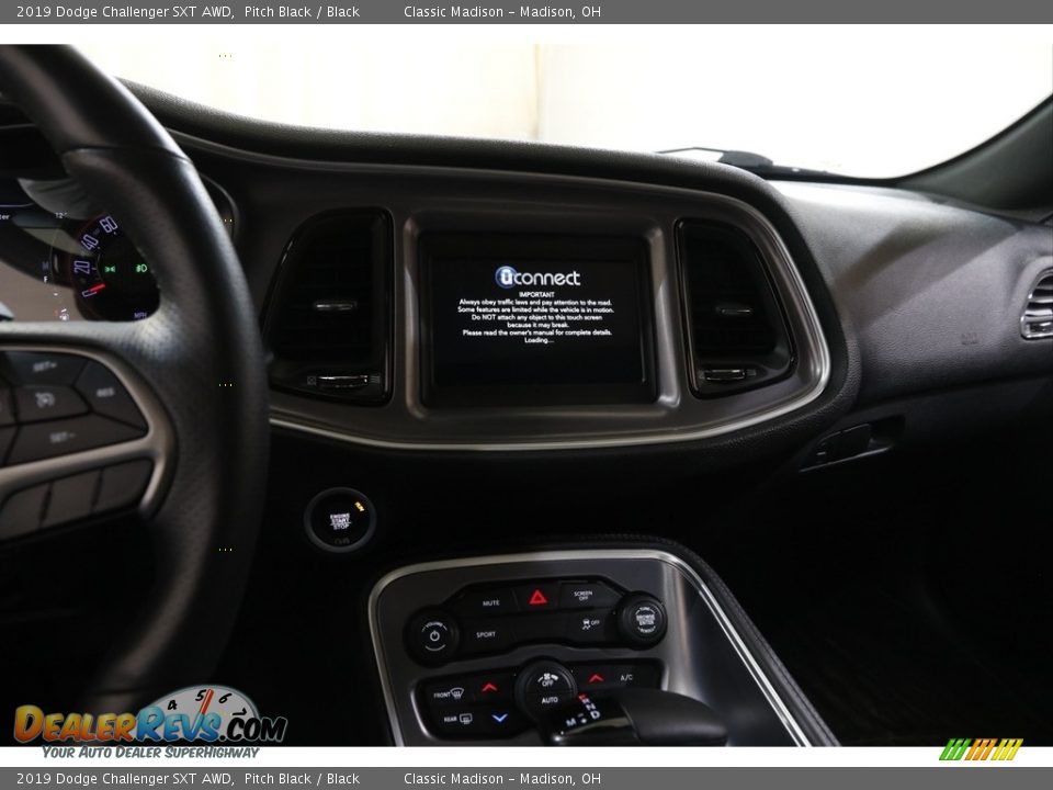 2019 Dodge Challenger SXT AWD Pitch Black / Black Photo #9