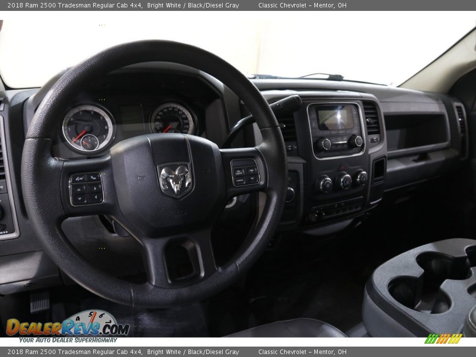 Dashboard of 2018 Ram 2500 Tradesman Regular Cab 4x4 Photo #6