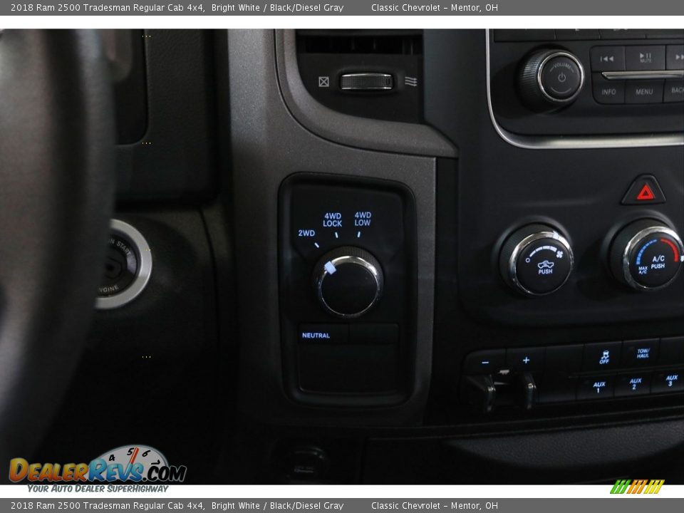 Controls of 2018 Ram 2500 Tradesman Regular Cab 4x4 Photo #9