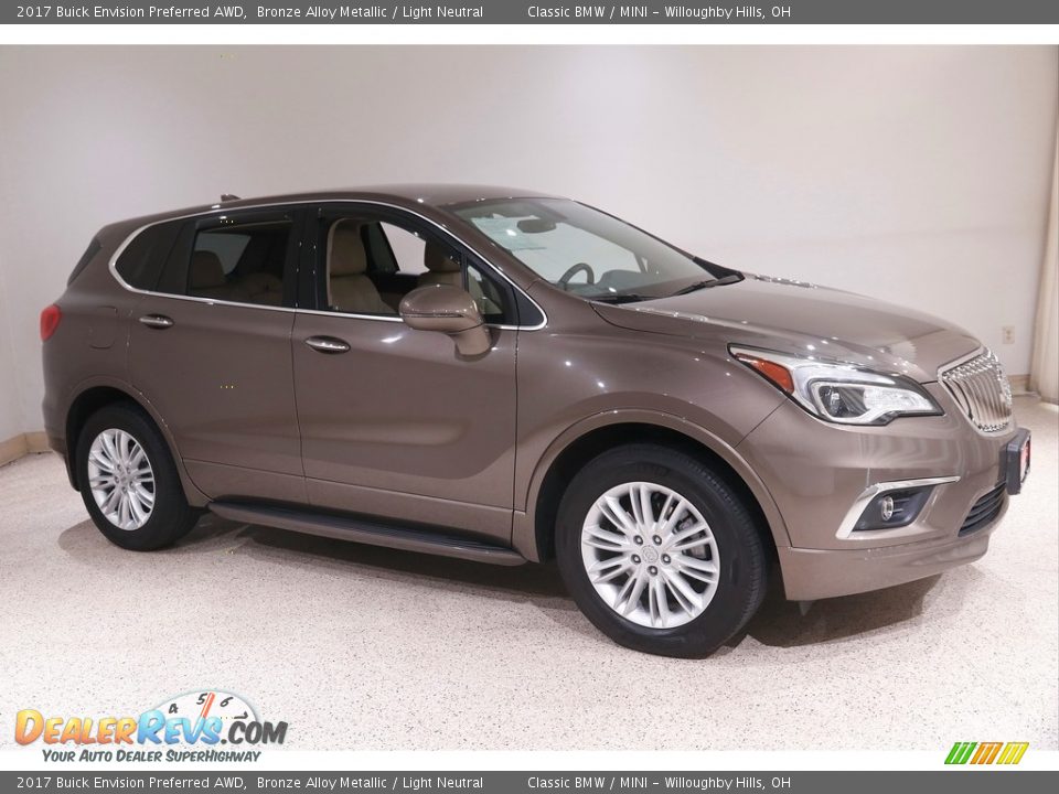 2017 Buick Envision Preferred AWD Bronze Alloy Metallic / Light Neutral Photo #1