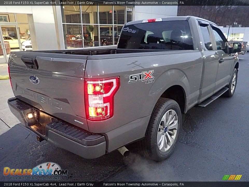 2018 Ford F150 XL SuperCab 4x4 Lead Foot / Earth Gray Photo #2