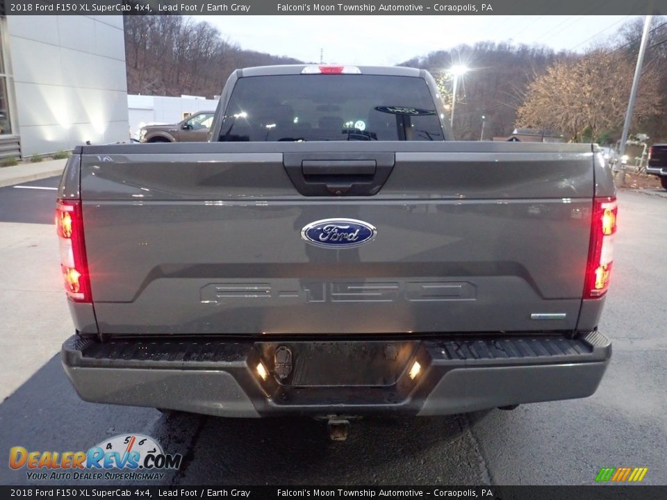 2018 Ford F150 XL SuperCab 4x4 Lead Foot / Earth Gray Photo #3