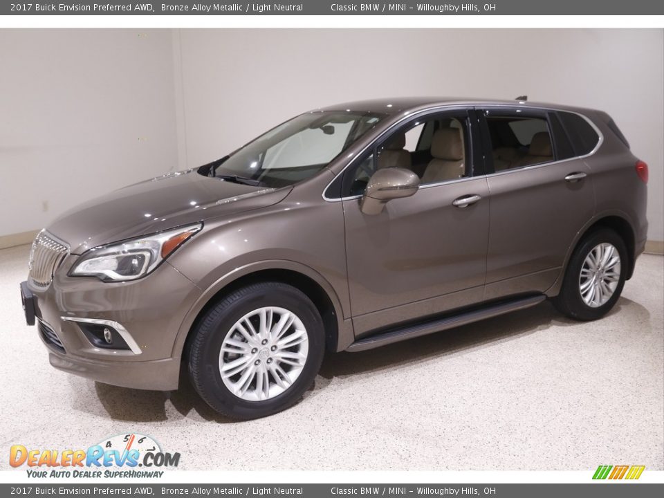 2017 Buick Envision Preferred AWD Bronze Alloy Metallic / Light Neutral Photo #3