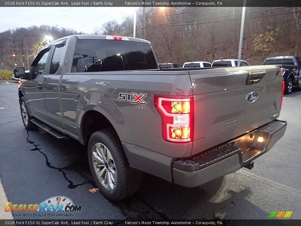 2018 Ford F150 XL SuperCab 4x4 Lead Foot / Earth Gray Photo #4