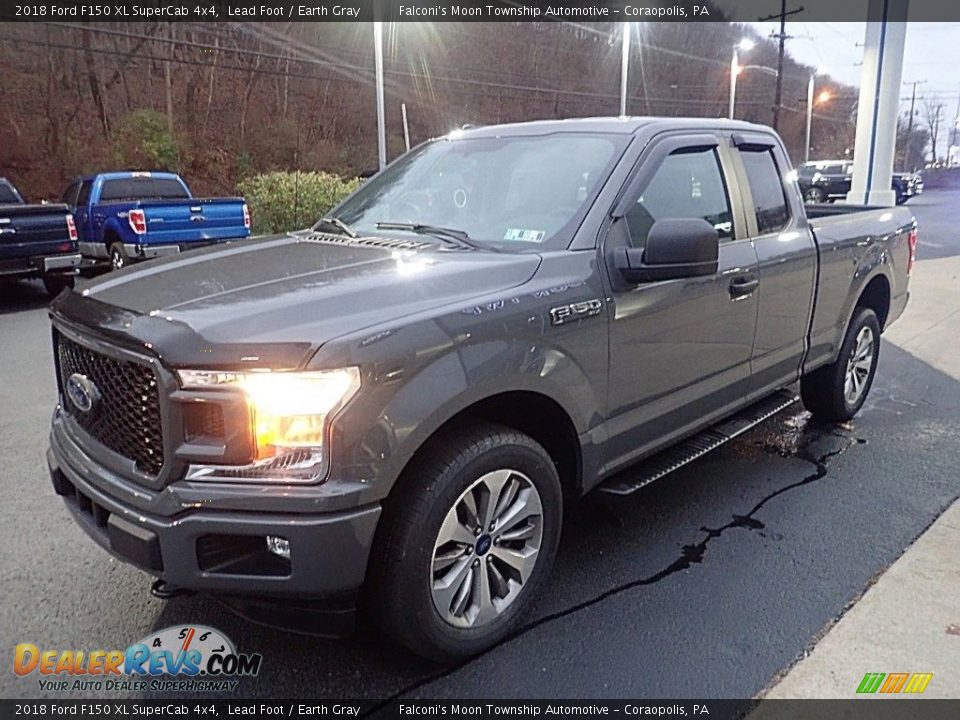 2018 Ford F150 XL SuperCab 4x4 Lead Foot / Earth Gray Photo #6