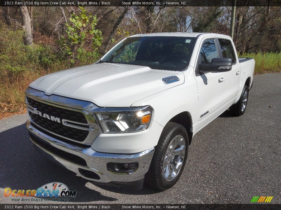 2022 Ram 1500 Big Horn Crew Cab 4x4 Bright White / Black Photo #2