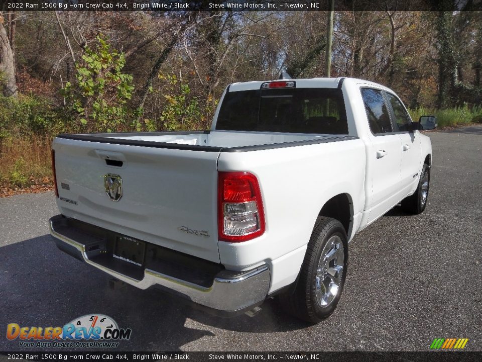 2022 Ram 1500 Big Horn Crew Cab 4x4 Bright White / Black Photo #6