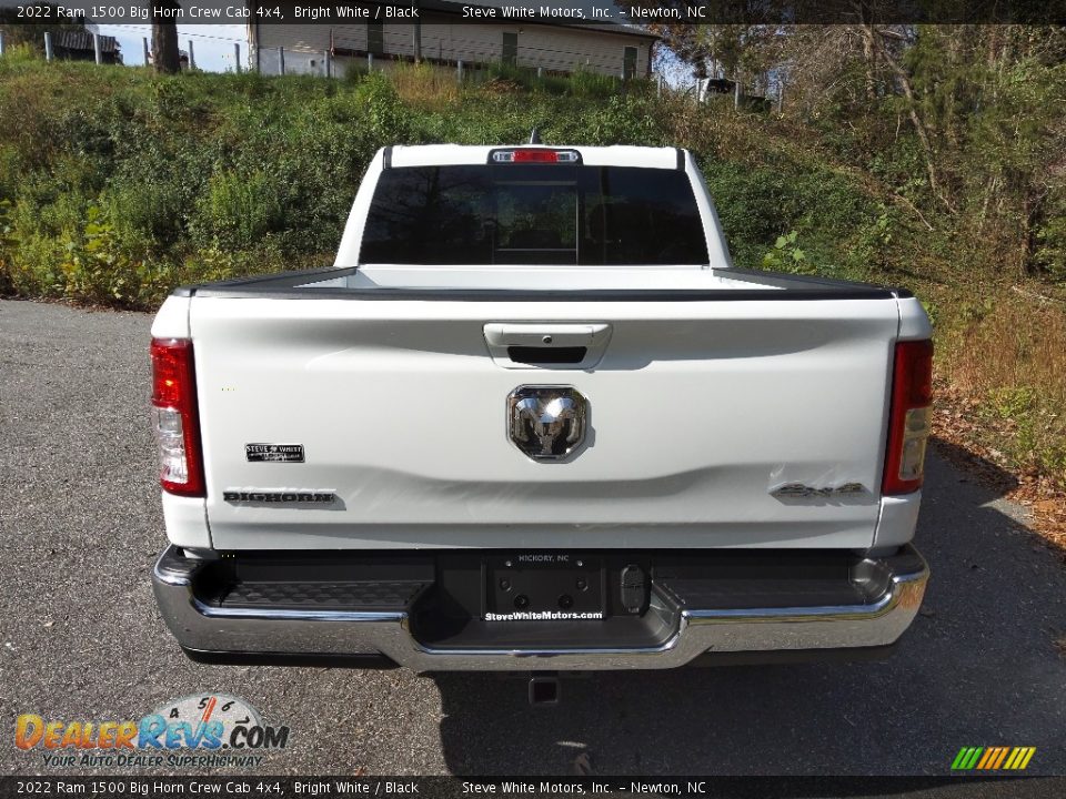 2022 Ram 1500 Big Horn Crew Cab 4x4 Bright White / Black Photo #7