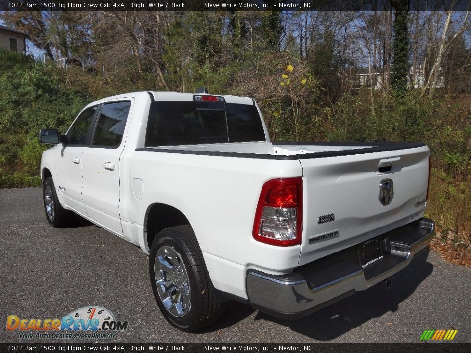 2022 Ram 1500 Big Horn Crew Cab 4x4 Bright White / Black Photo #9