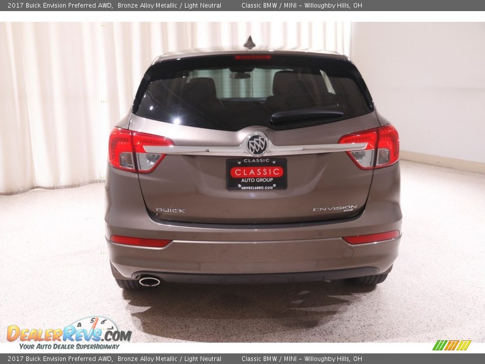 2017 Buick Envision Preferred AWD Bronze Alloy Metallic / Light Neutral Photo #20