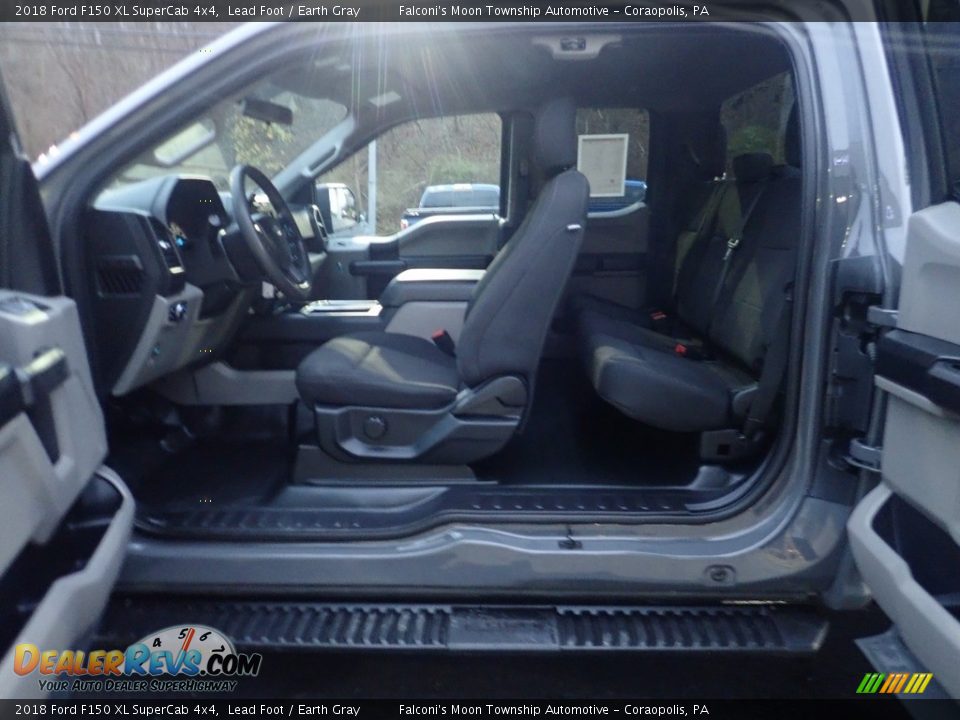 2018 Ford F150 XL SuperCab 4x4 Lead Foot / Earth Gray Photo #22