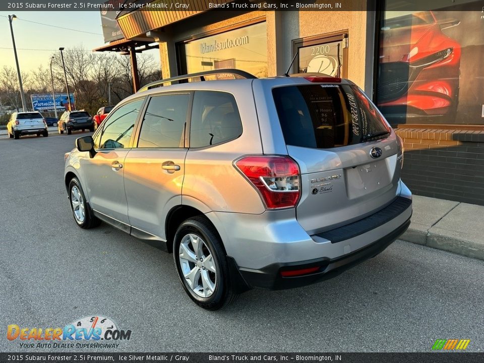 2015 Subaru Forester 2.5i Premium Ice Silver Metallic / Gray Photo #32