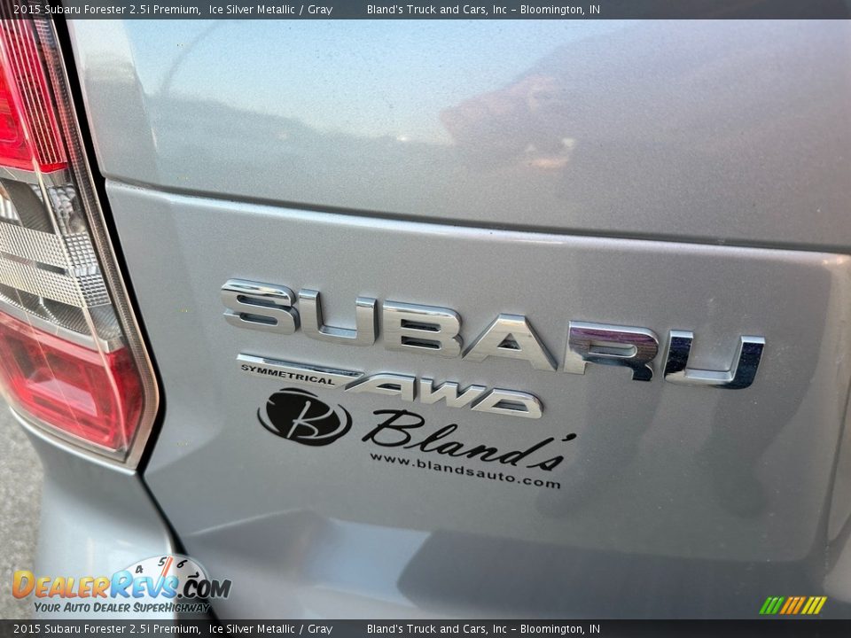 2015 Subaru Forester 2.5i Premium Ice Silver Metallic / Gray Photo #34