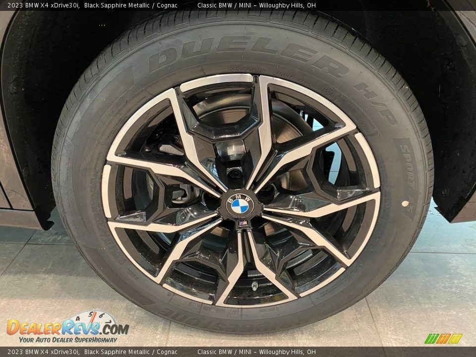 2023 BMW X4 xDrive30i Black Sapphire Metallic / Cognac Photo #3