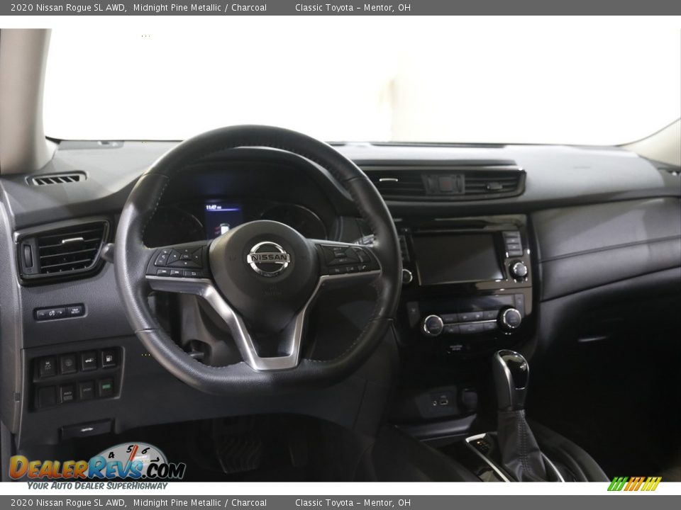 2020 Nissan Rogue SL AWD Midnight Pine Metallic / Charcoal Photo #6