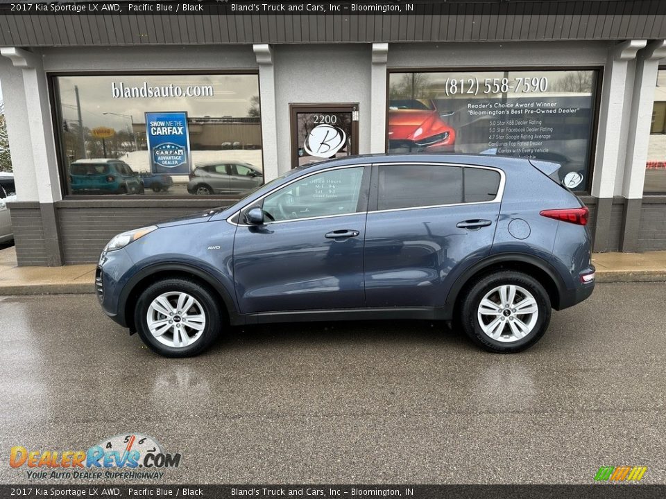 2017 Kia Sportage LX AWD Pacific Blue / Black Photo #1