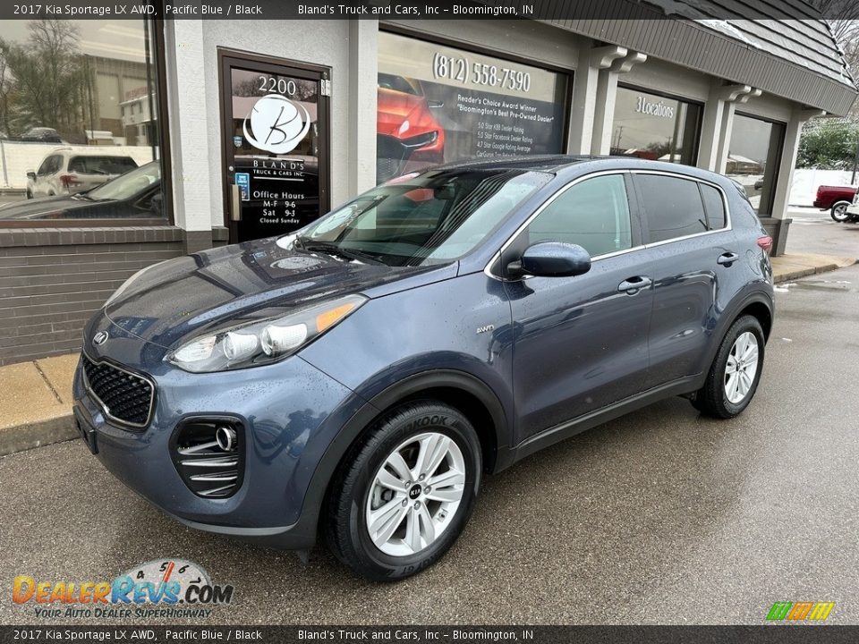 2017 Kia Sportage LX AWD Pacific Blue / Black Photo #2