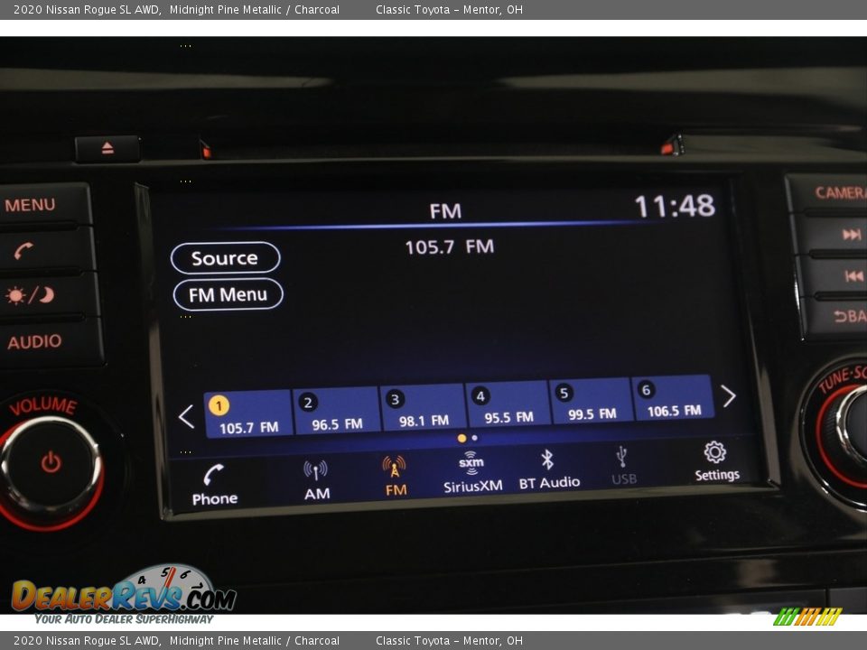 2020 Nissan Rogue SL AWD Midnight Pine Metallic / Charcoal Photo #11