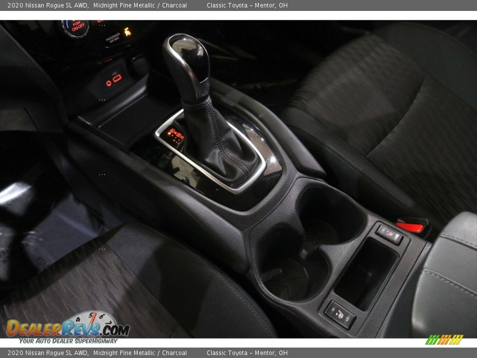 2020 Nissan Rogue SL AWD Midnight Pine Metallic / Charcoal Photo #14
