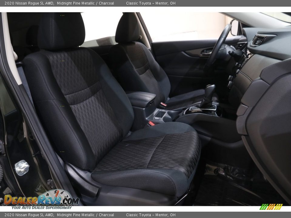 2020 Nissan Rogue SL AWD Midnight Pine Metallic / Charcoal Photo #16