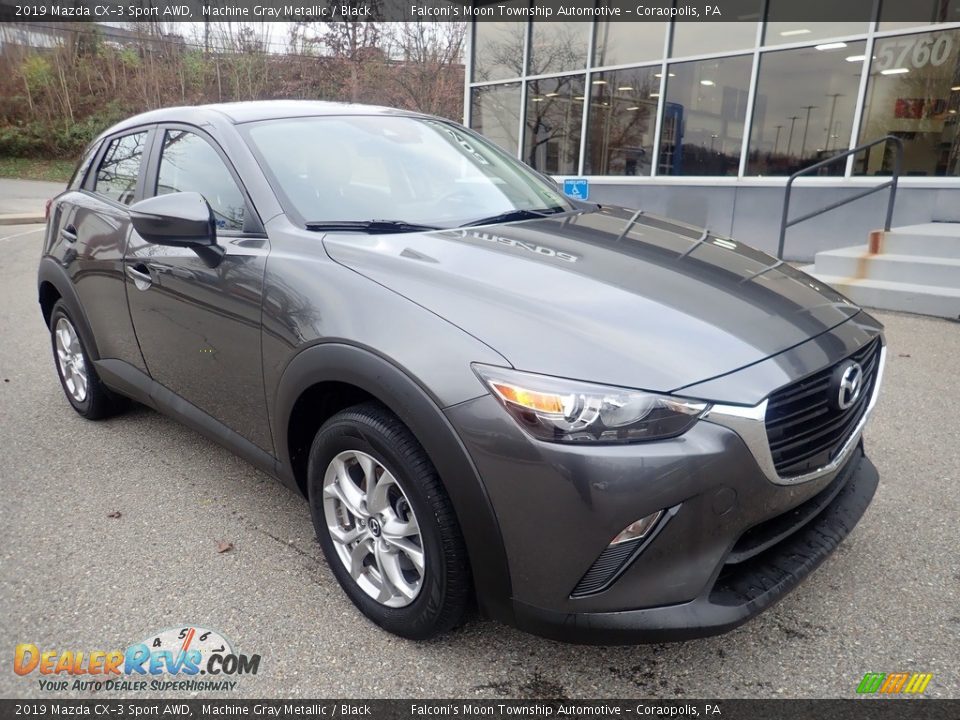 2019 Mazda CX-3 Sport AWD Machine Gray Metallic / Black Photo #9