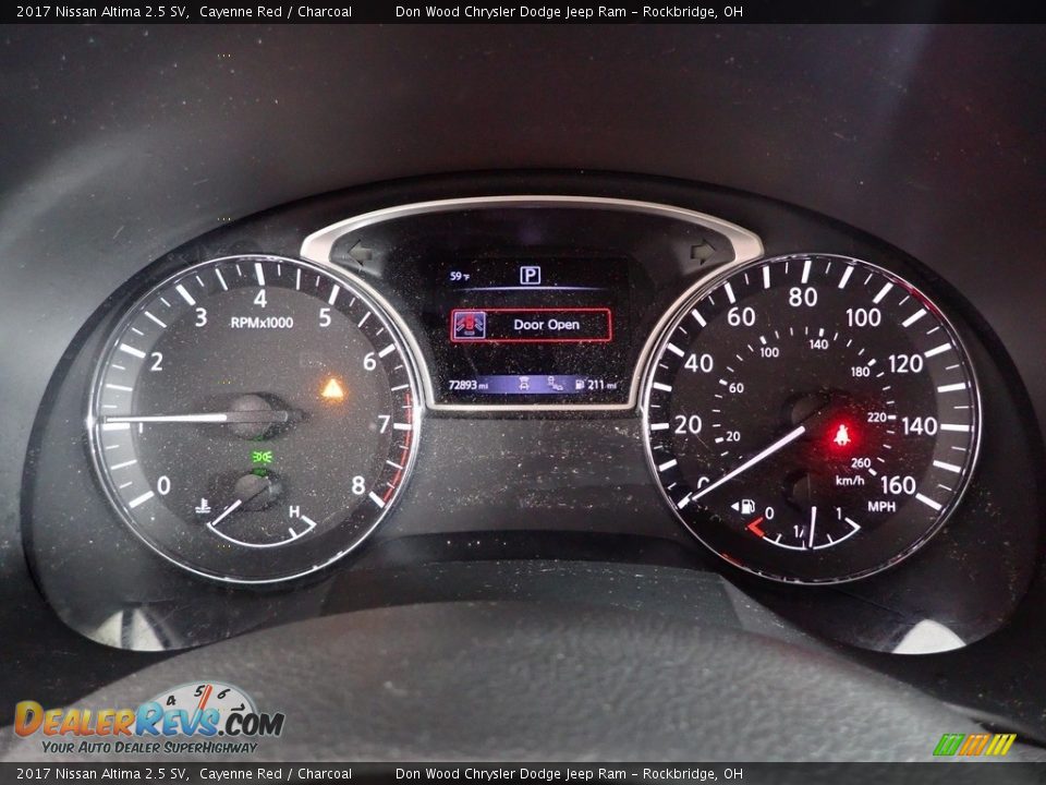 2017 Nissan Altima 2.5 SV Cayenne Red / Charcoal Photo #18