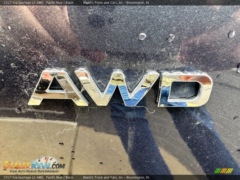 2017 Kia Sportage LX AWD Pacific Blue / Black Photo #36