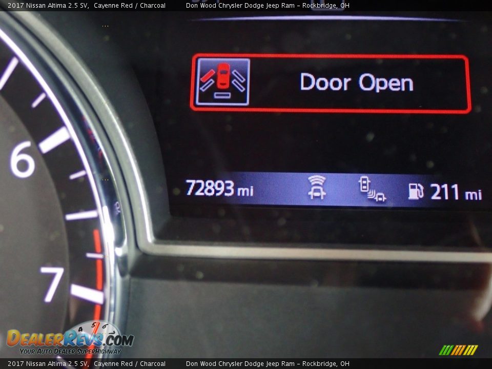 2017 Nissan Altima 2.5 SV Cayenne Red / Charcoal Photo #30