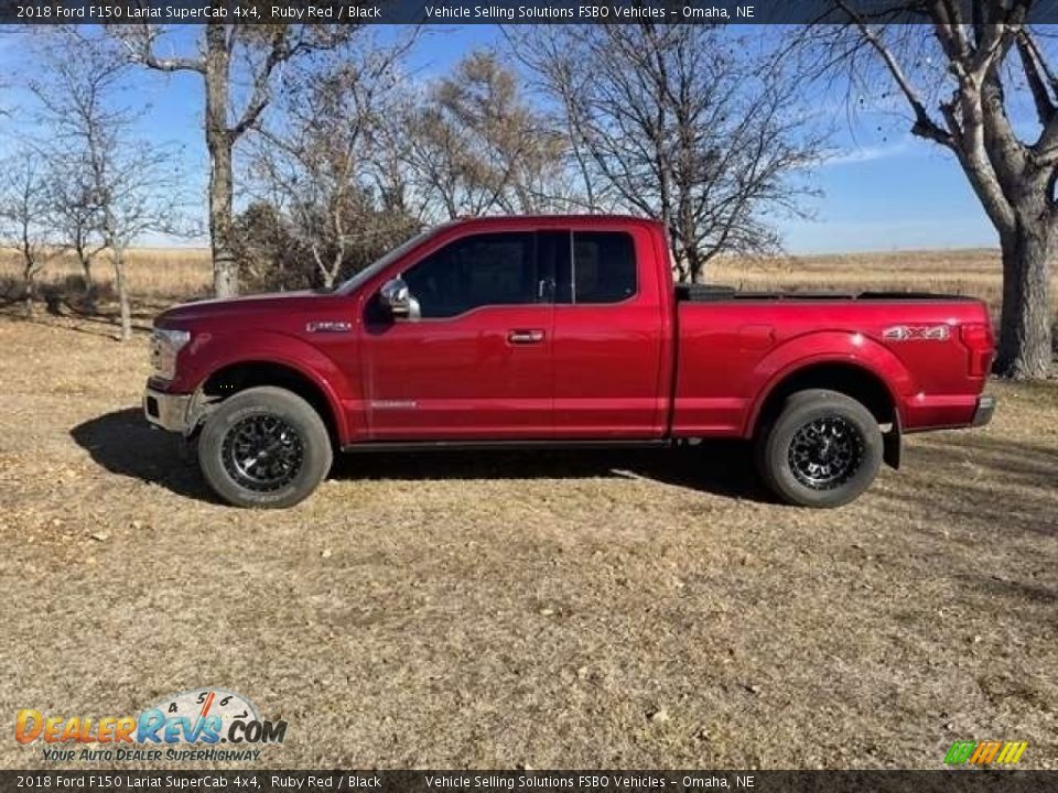 Ruby Red 2018 Ford F150 Lariat SuperCab 4x4 Photo #1