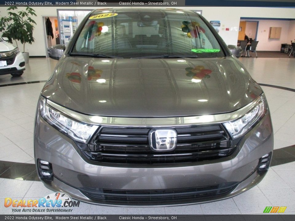 2022 Honda Odyssey Elite Modern Steel Metallic / Black Photo #2