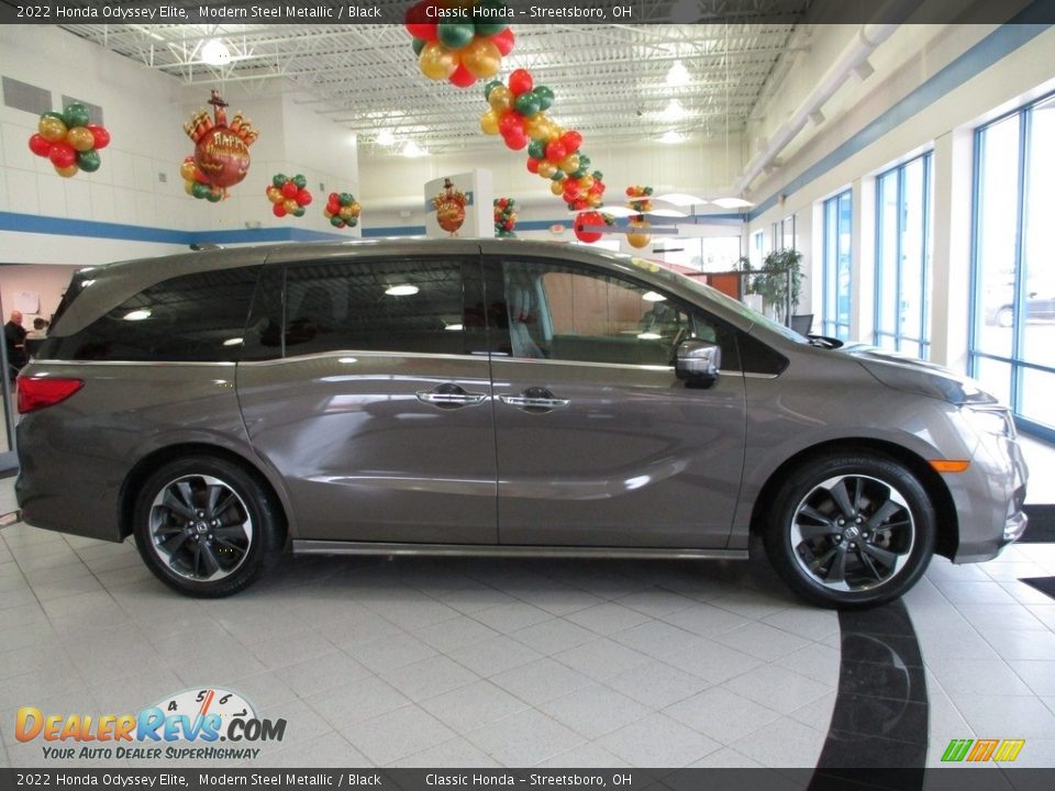 Modern Steel Metallic 2022 Honda Odyssey Elite Photo #4