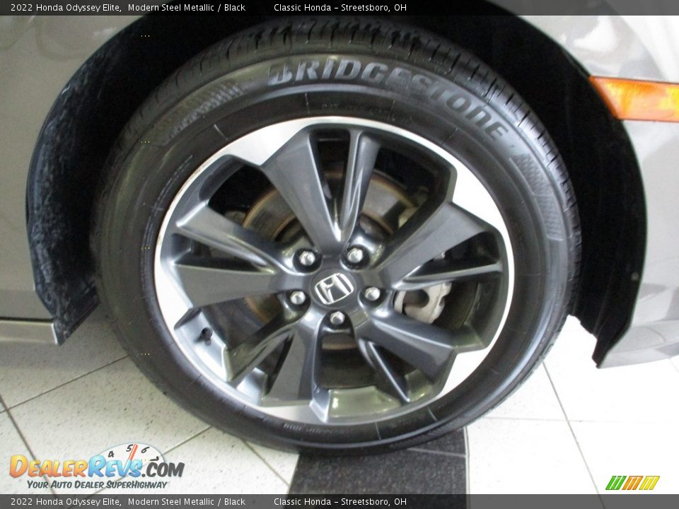 2022 Honda Odyssey Elite Modern Steel Metallic / Black Photo #5