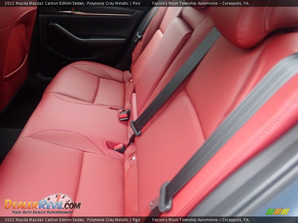 Rear Seat of 2022 Mazda Mazda3 Carbon Edition Sedan Photo #11