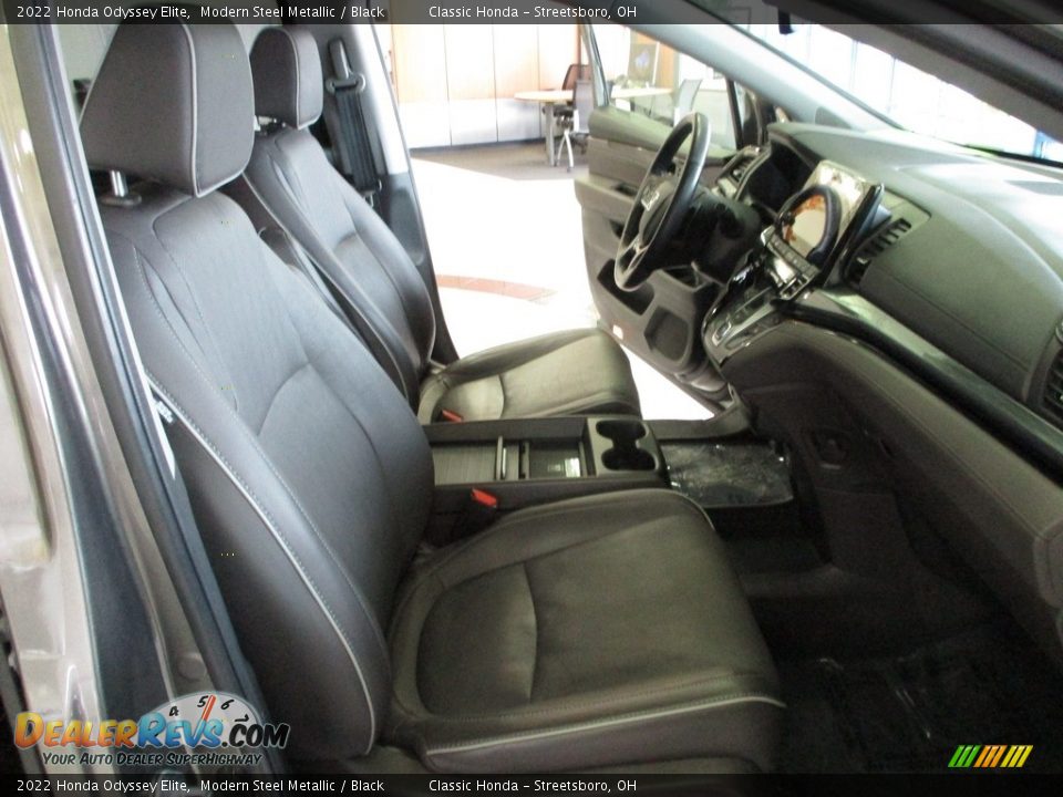 2022 Honda Odyssey Elite Modern Steel Metallic / Black Photo #16