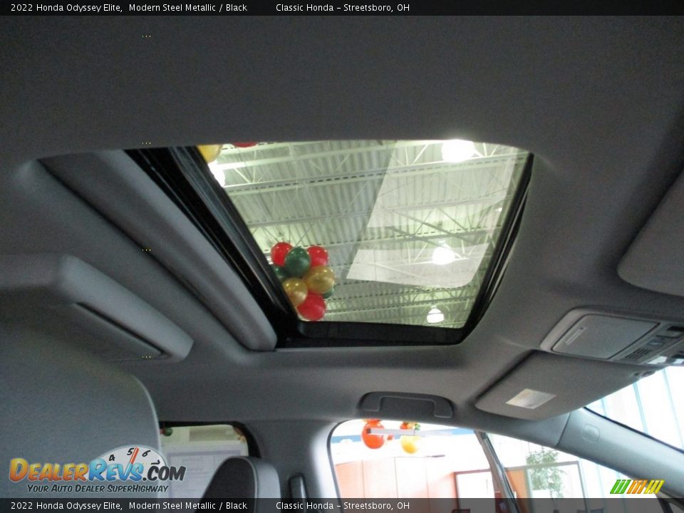 2022 Honda Odyssey Elite Modern Steel Metallic / Black Photo #17