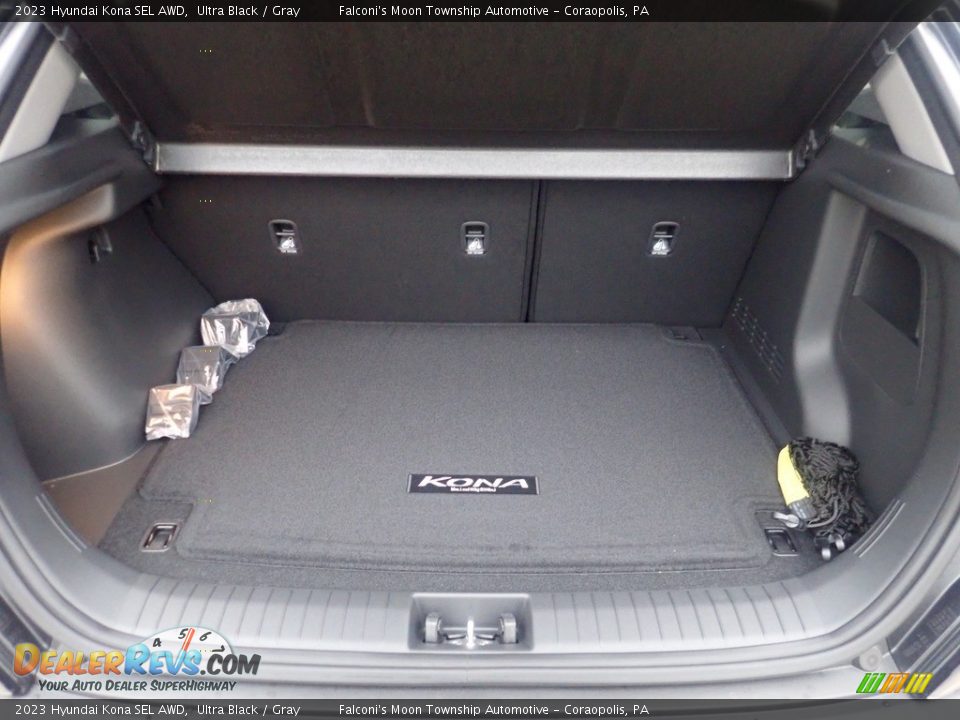 2023 Hyundai Kona SEL AWD Ultra Black / Gray Photo #4