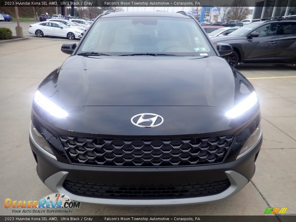 2023 Hyundai Kona SEL AWD Ultra Black / Gray Photo #8