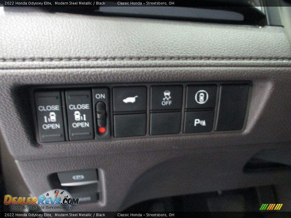 2022 Honda Odyssey Elite Modern Steel Metallic / Black Photo #28